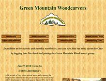 Tablet Screenshot of greenmountainwoodcarvers.org